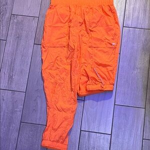 Fabletics Bright Orange Track Pants